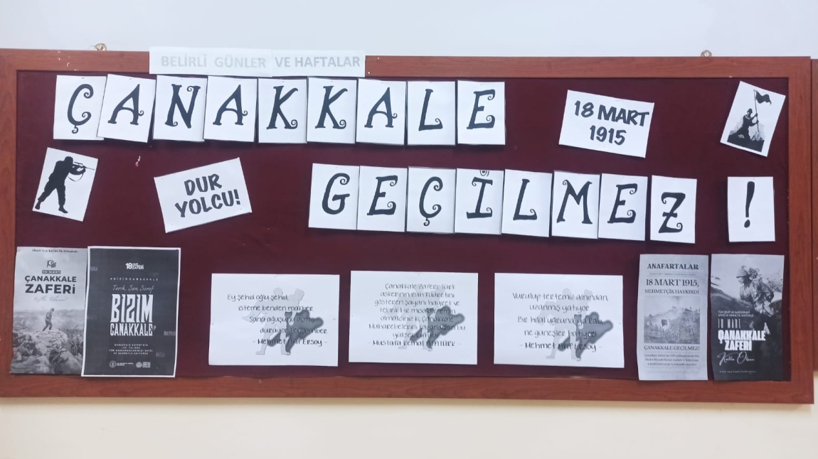 18 Mart Çanakkale Zaferi Temalı Okul Panomuz